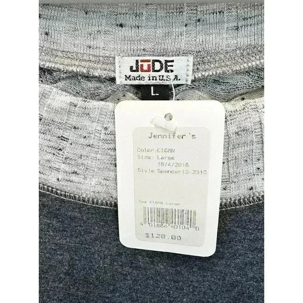 Jude Women's Size‎ Large Boat Neckline Pullover Zipper Back Long Sleeve Sweater - Picture 5 of 7